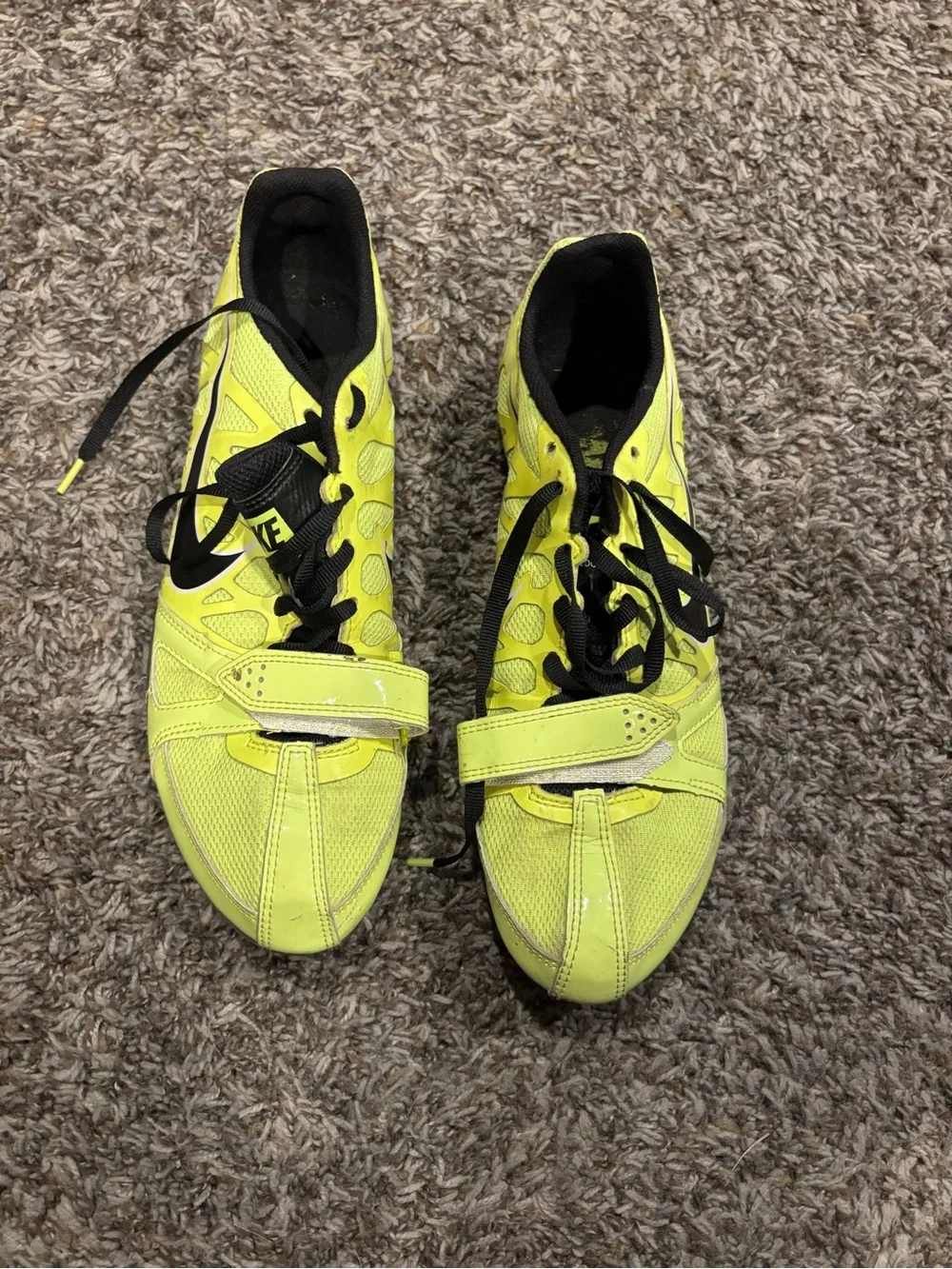 Women’s Neon Yellow Track Spikes